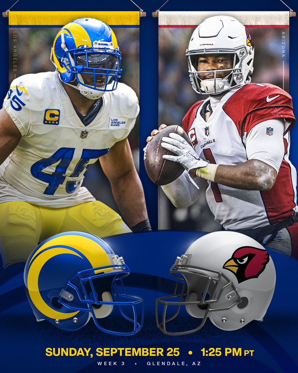 RamsNFL's tweet photo. Battle in the desert. 🌵 https://t.co/JzcCgVgZlR