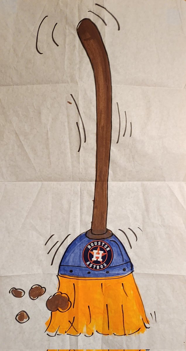astros_signlady's tweet photo. #LevelUp #1goal22 #ugottabelieve #NotSoLateBaseball #HowSweepItIs https://t.co/4qf3i047Vz