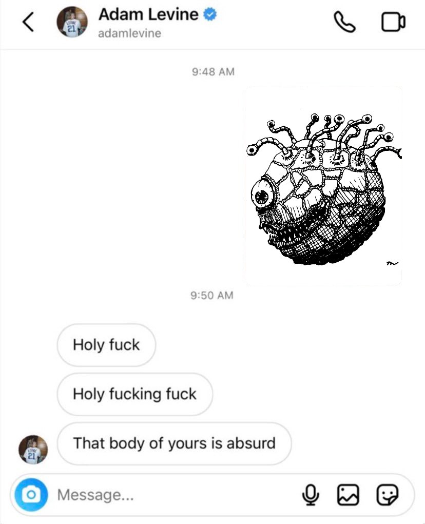 New Adam Levine DMs with his DM just leaked