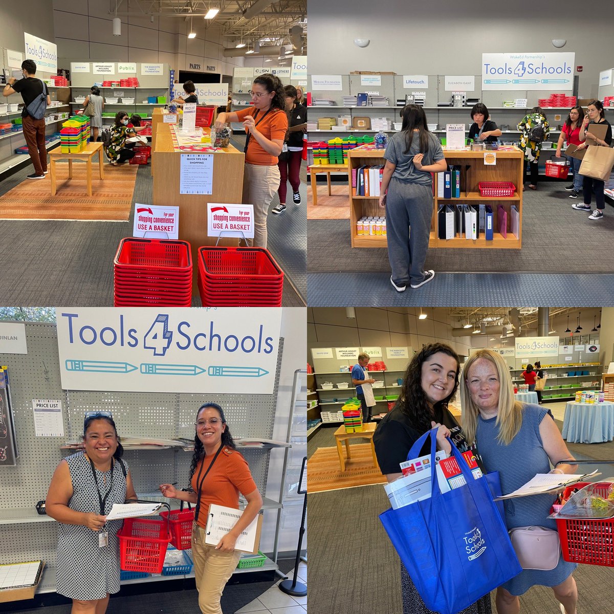MicheleMacumber's tweet image. Thank you, thank you, thank you! We heard this time &amp;amp; time again this evening as the #Tools4School &amp;amp; @wakeedpa team hosted our initial term Ambassador Teachers in @WCPSS to a shopping spree. Excitement &amp;amp; happiness all around! #UnitingOurWorld @ParticipateLrng