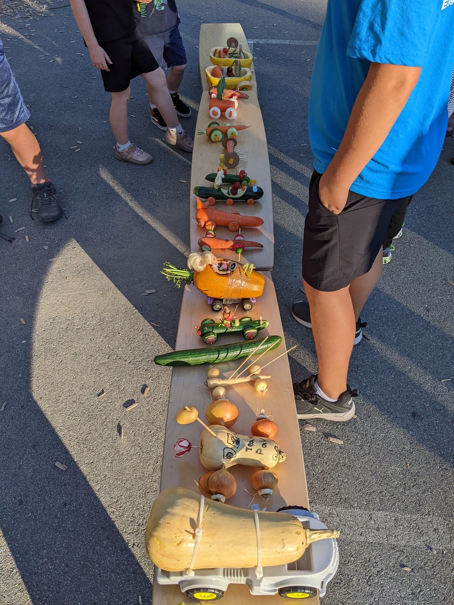 Veggie car races and a family picnic. This is why we live being Eagle Harbour. <a href="/dtl45/">Debbie Tobin</a> <a href="/WestVanSchools/">WestVanSchools</a>