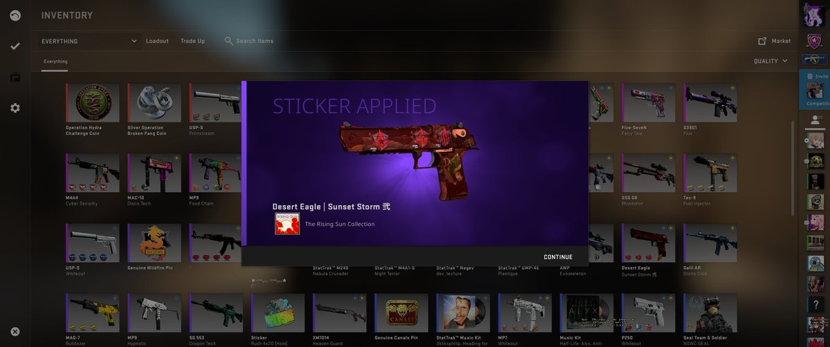 gummylol_'s tweet photo. Still trying to build up the red loadout, I think another AWP is next...
#csgo #csgocrafts #csgoskins #astralis #cologne2016 #device #deaglecraft #stickercraft https://t.co/NRtRckLbCa