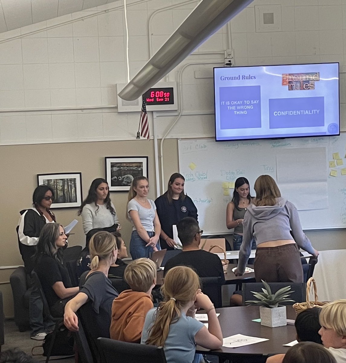 BVEBobcats's tweet photo. Wow! Thank you Umbrella Committee for bringing the Allyship Workshop to BVE! Next time we’ll have more chairs- standing room only! #lafsd #lpie https://t.co/9Yztz6UXnv