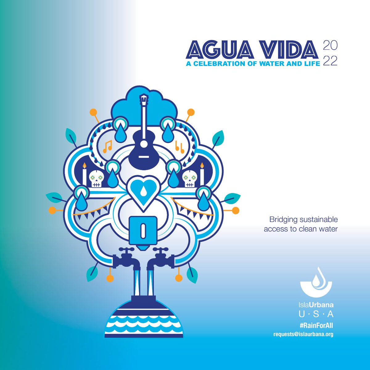 IslaUrbana's tweet photo. Isla Urbana USA is launching our end of year campaign, Agua Vida 2022! Our goal is to raise enough funds to provide clean water for up to 100 individuals in rural areas! Check out our campaign page and join us! #AguaVida2022 #RainForAll #HarvestTheRain https://t.co/CGK78Jh6rr https://t.co/6otXgky9lQ