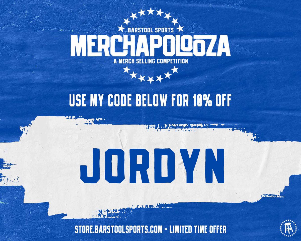Jordyn Woodruff on Twitter "If you buy ANY Barstool Merch with my code I’ll go on a date with