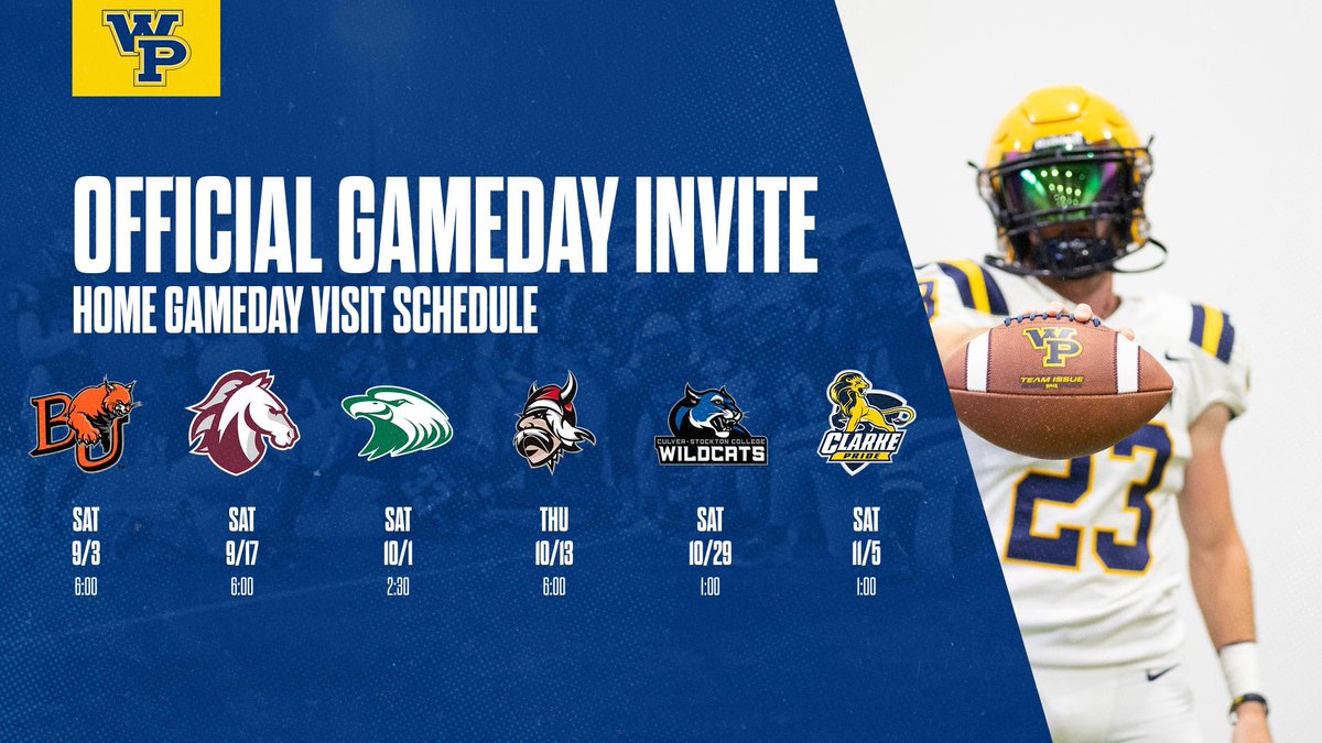 23’s come see what we have going on at William Penn❗️

4 more opportunities to see what Statesman Nation has to offer❗️

🔗 bit.ly/3LxgXy6