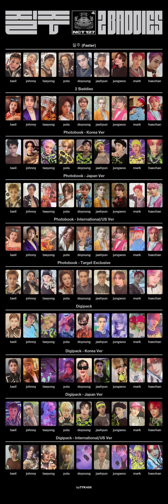 NCT127 2Baddies Photobook ヘチャン 登り トレカ NCT127 2Baddies Photobook ヘチャン 登り トレカ