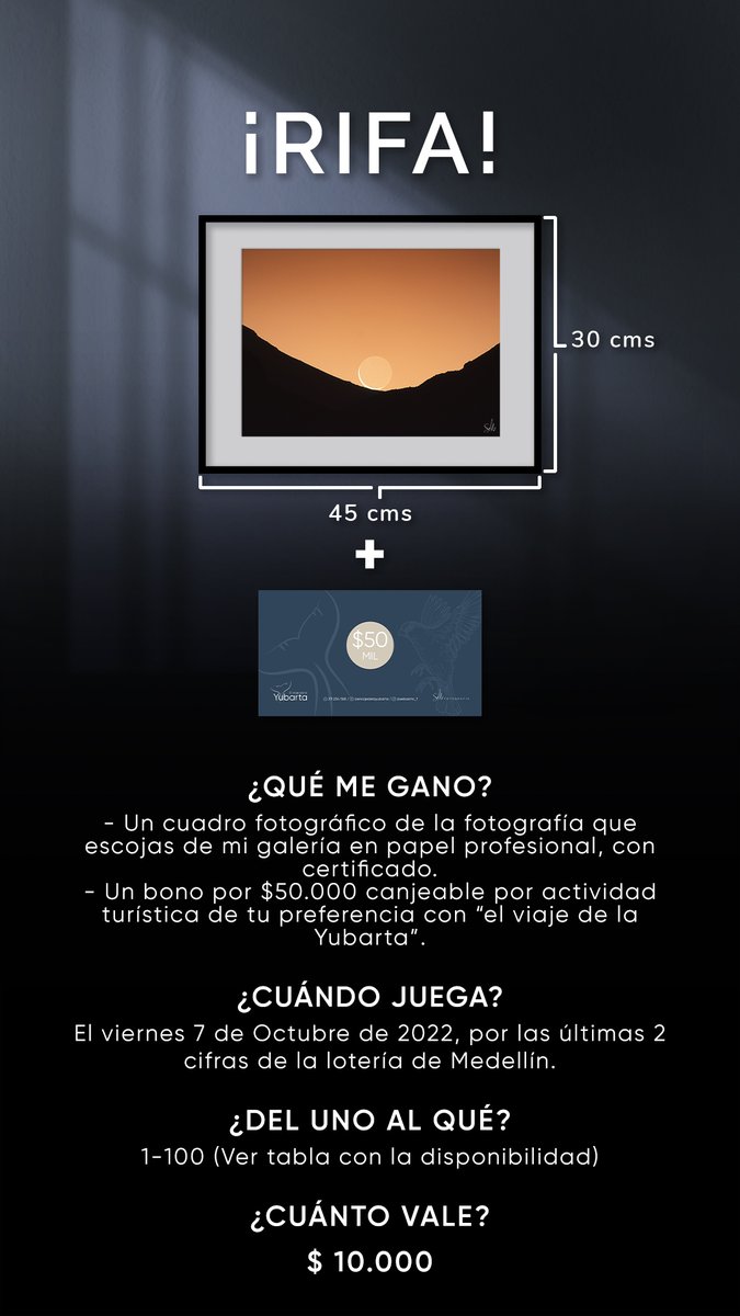 sebasmc_f's tweet photo. ¡Buenas noches gente de Twitter!
Hace unos meses se me dañó mi cámara por un pequeño accidente y tanto tiempo de uso. Por ciertas situaciones que he compartido por redes, ha sido dificil recoger dinero para comprar otra, y por eso decidí hacer esta rifa:
(1/2) https://t.co/ctjk27vOFd