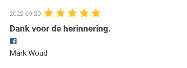 Nieuwe beoordeling voor Diks verzekeringen: 5.0-star Review: "Dank voor de herinnering."