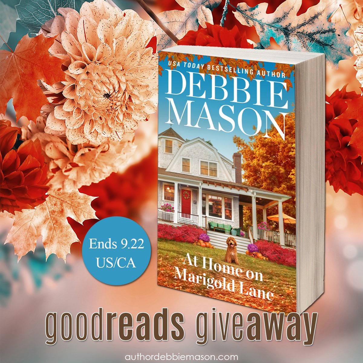 AuthorDebMason's tweet photo. Goodreads giveaway for 100 copies of AT HOME ON MARIGOLD LANE ends tomorrow! https://t.co/aIxWoImpip