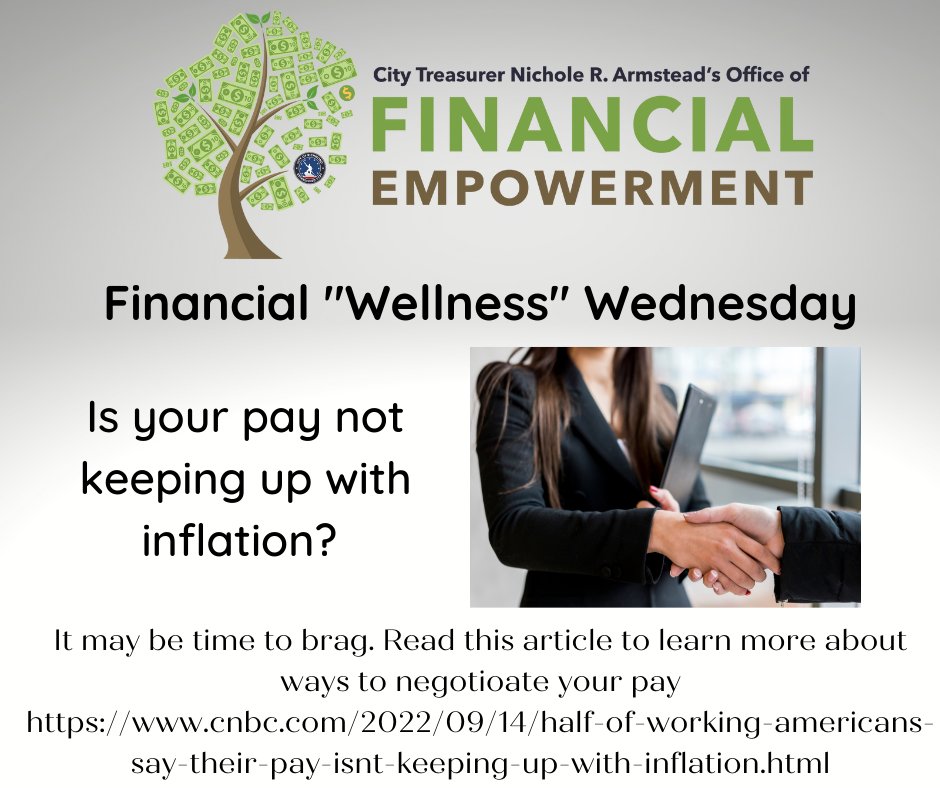Is inflation making your income feel smaller? Have you considered negotiating your pay? Read this article to see if negotiating your pay may help curb the impact of inflation on you and your family. cnbc.com/2022/09/14/hal…