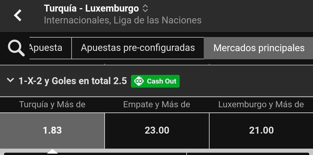 ElTioTipster's tweet photo. Turquía vs Luxemburgo
Gana Turquía y +2.5 goles entre ambos equipos
#Stake5
.
.
.
#Stakazo
#Apuestas
#ApuestasDeportivas
#Bet
#SafeBet
#bettingtips
#bettingtipster https://t.co/eW3vOsP5Gd