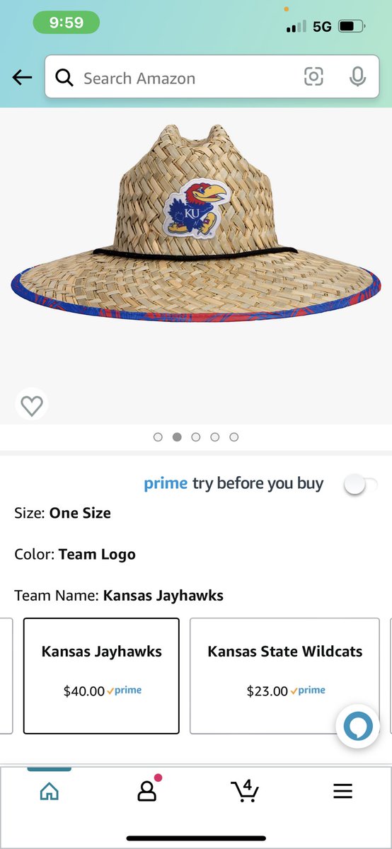 I think we know why there’s a price difference. <a href="/KUHoops/">Kansas Men’s Basketball</a> <a href="/KUAthletics/">Kansas Jayhawks</a>