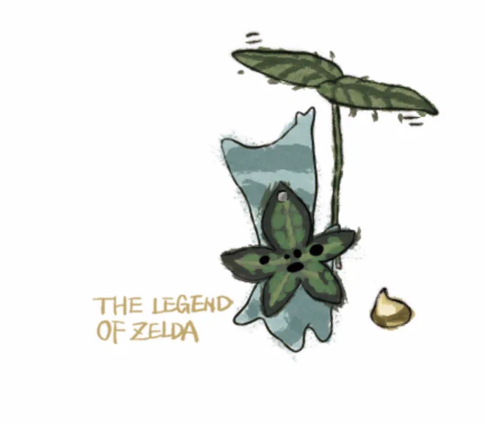 试了下水彩的感觉! #ゼルダの伝説  #Zelda 