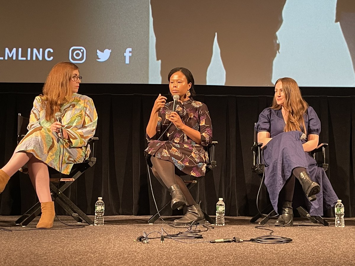 LifeIsAFilmFest's tweet photo. At the @FilmLinc sneak preview of @A24’s intense psychological drama God’s Creatures. Q&A with Emily Watson, Paul Mescal, directors Saela Davis and @BARFH, and producer Fodhla Cronin O’Reilly. #GodsCreatures #filmlinc https://t.co/5zjgQfZiX3
