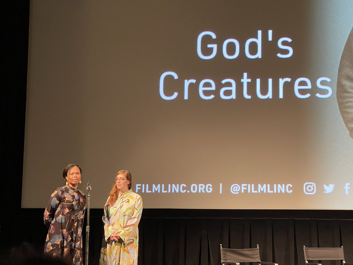 LifeIsAFilmFest's tweet photo. At the @FilmLinc sneak preview of @A24’s intense psychological drama God’s Creatures. Q&A with Emily Watson, Paul Mescal, directors Saela Davis and @BARFH, and producer Fodhla Cronin O’Reilly. #GodsCreatures #filmlinc https://t.co/5zjgQfZiX3