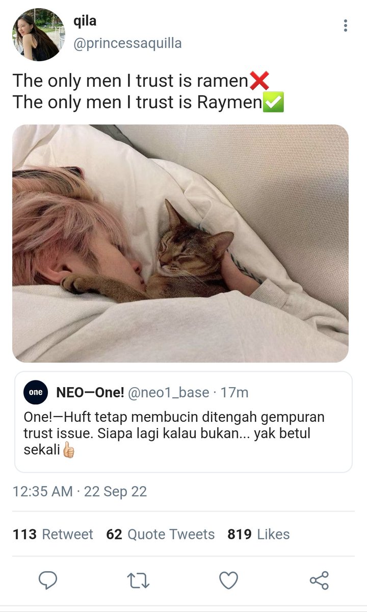 Trust Issue.
– Hendery few tweets, AU.