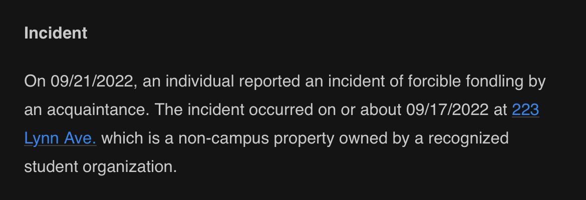 suraaahhhhh's tweet photo. tw: sexual assault

hey @IowaStateU and @ISUPD, how about you call out Alpha Sigma Phi in that email instead of just letting them hide behind their address? https://t.co/g5YqSyKh1D