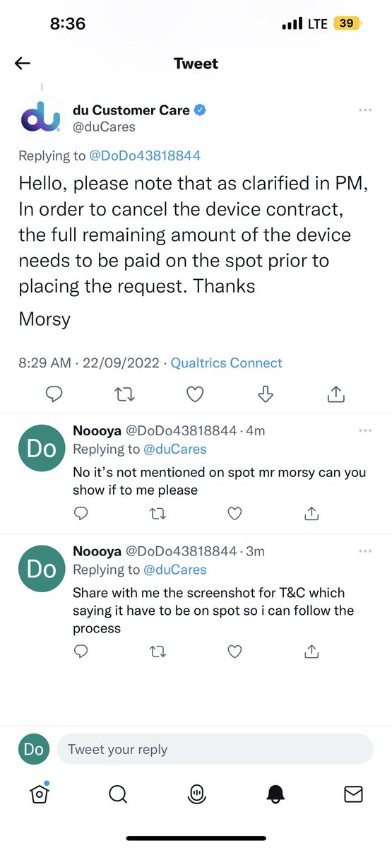 huswifefree's tweet photo. @duCares Du employees will never reply if you know your rights well https://t.co/b5yI4GzlX4