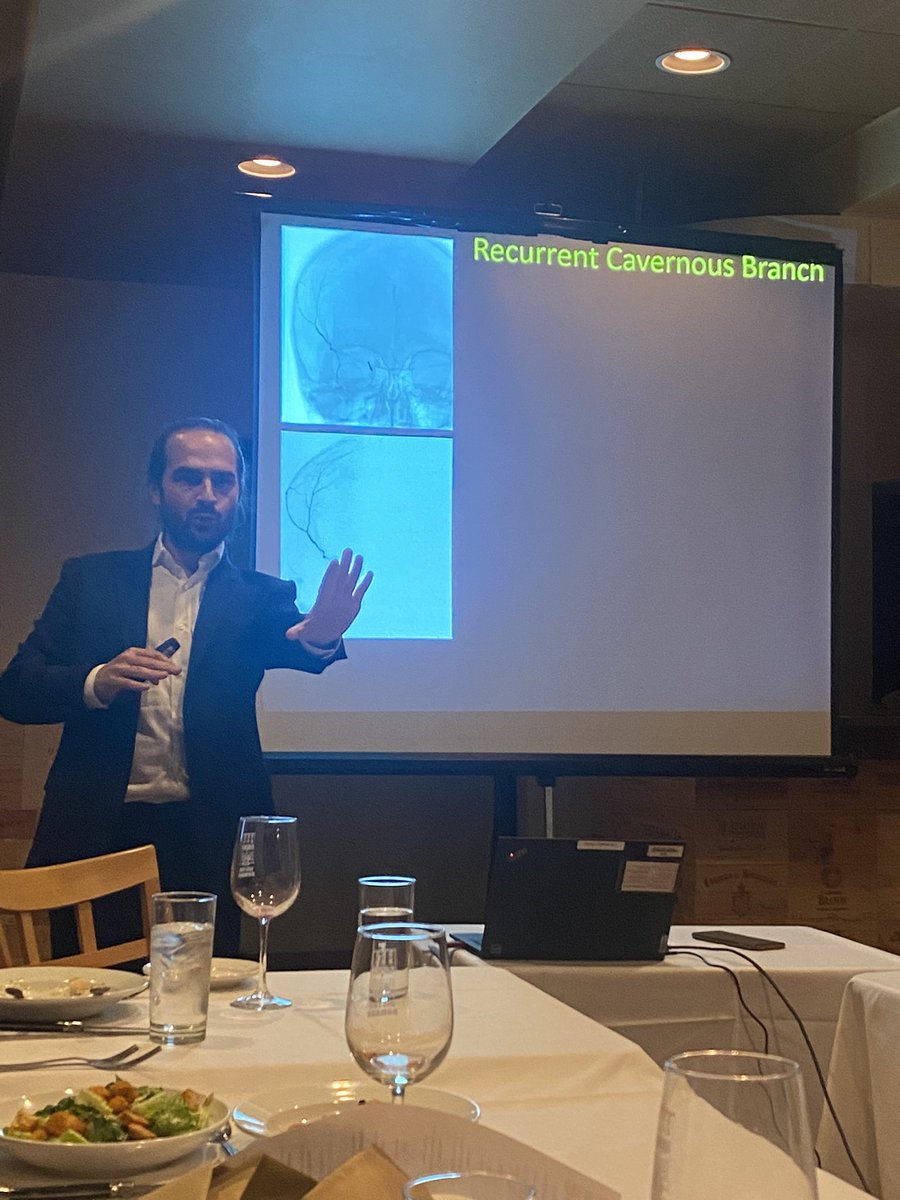 JanKarlBurkhar1's tweet photo. Back to the roots! Amazing to host @eytanraz together with @sudhakar_satti @CERENOVUS_HQ at #Philly Embo Club tonight on the use of #conebeamCT to enhance understanding of #anatomy & clinical applications @neuroangio1 Brought me right back to the time of my fellowship @nyulangone https://t.co/TiZfD4pvlZ