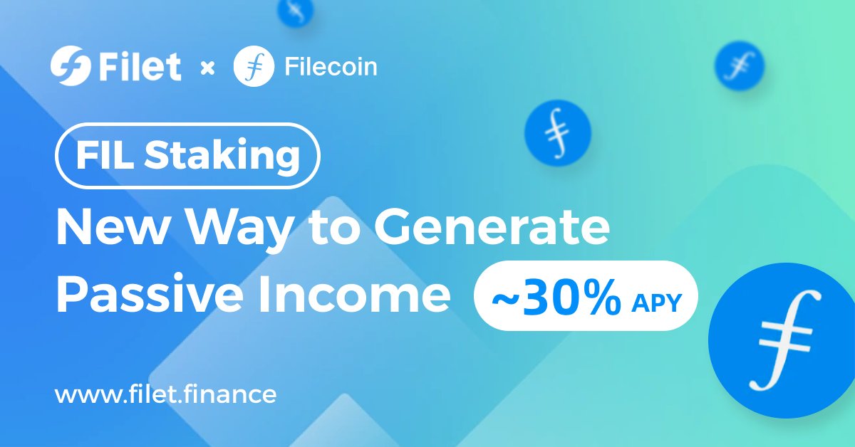 Filet_finance's tweet photo. When we say about crypto earnings, staking is also one of the popular ways to earn passive income! 🔥
Join Filecoin mining with the easiest way in Filet! ❤️

https://t.co/5QExWIMYJF

#filecoin #filecoinmining #staking #stakingrewards #mining #Filetmining #passiveincome #defi #bsc https://t.co/42gXIMLtY8