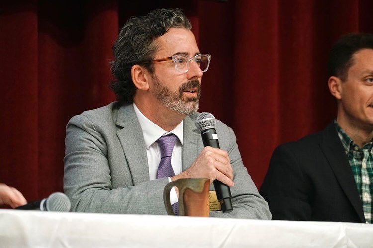 juhumanities's tweet photo. Yesterday, @center_ju sponsored an outstanding panel for #ConstitutionDay, featuring our own Dr K (philosophy) alongside @profcbarclay (CoL/@jucommunication) and @JordanCarrP (@JUPublicPolicy). https://t.co/lQsfkZLGwi