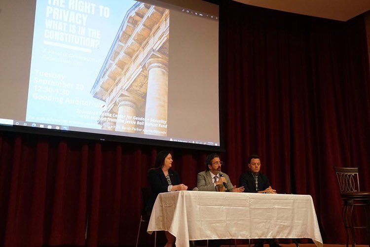 juhumanities's tweet photo. Yesterday, @center_ju sponsored an outstanding panel for #ConstitutionDay, featuring our own Dr K (philosophy) alongside @profcbarclay (CoL/@jucommunication) and @JordanCarrP (@JUPublicPolicy). https://t.co/lQsfkZLGwi