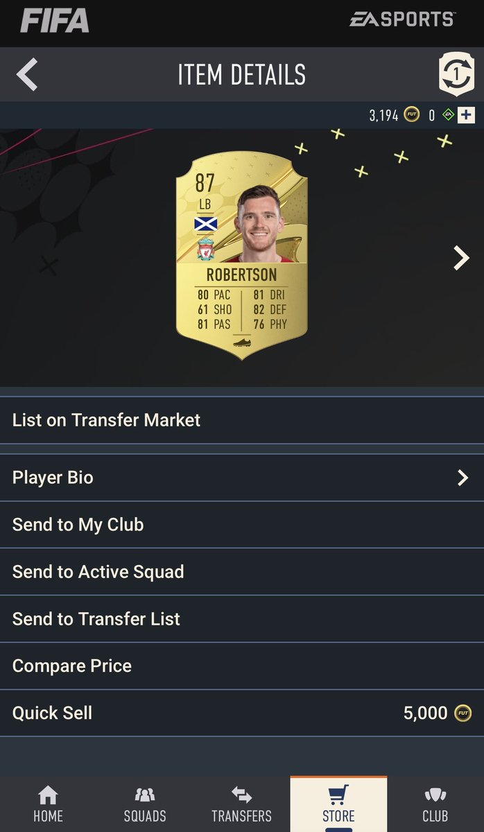 RealTxrbo's tweet photo. Already packed robbo 👌 #FUT23 https://t.co/JsDb1xVcXi
