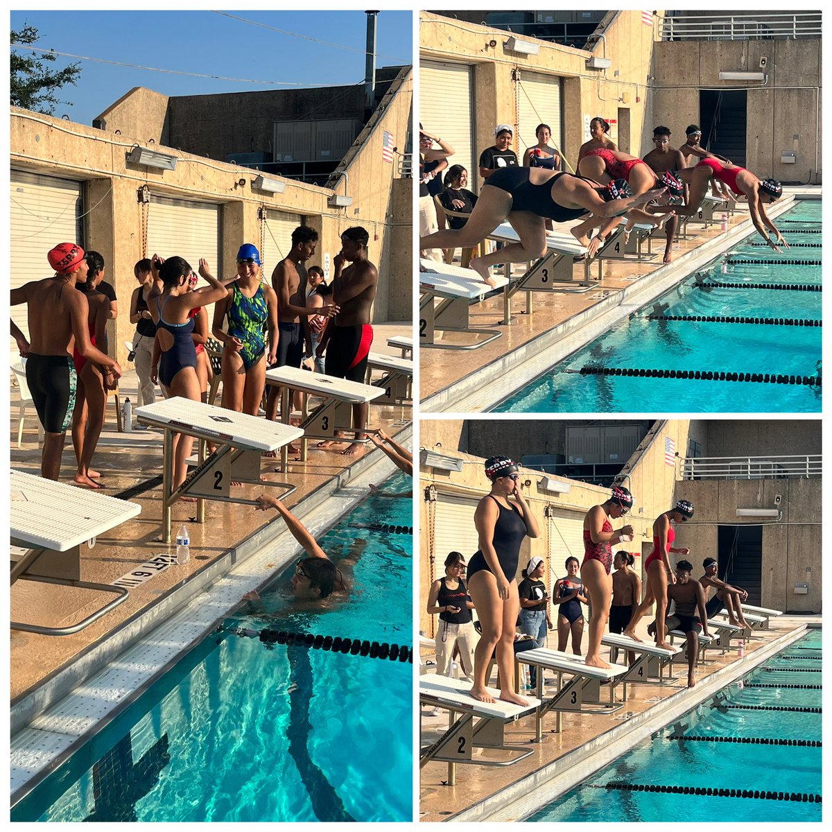 swimming_ths's tweet photo. Swimmers participated in their annual Red vs Black meet, an opportunity for parents to come see how a meet is ran and for swimmers to get start if the season times in most events. Here’s to a great season! #beasuccess https://t.co/pOvRvP8Dfj