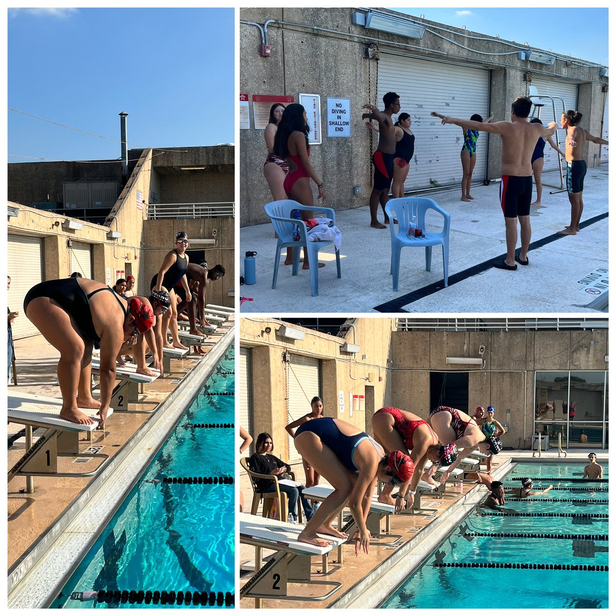 swimming_ths's tweet photo. Swimmers participated in their annual Red vs Black meet, an opportunity for parents to come see how a meet is ran and for swimmers to get start if the season times in most events. Here’s to a great season! #beasuccess https://t.co/pOvRvP8Dfj