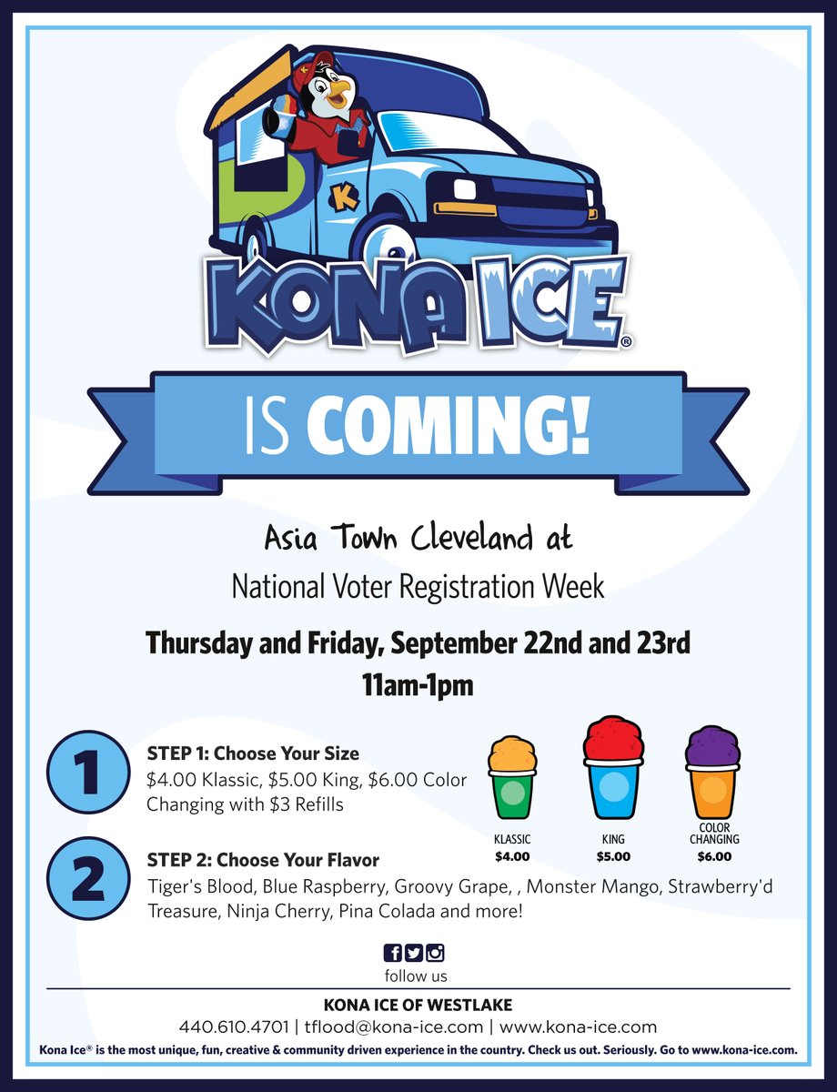 OCACleveland's tweet photo. Join us as we close out National Voter Registration Week w/ a Lunchtime Party in the Park 9/22 & 9/23, 11-1 PM #VerifyYourVote #Cleveland #VoteReady #CLEready #Celebrate #NVRD @TylerVillageCle @medwish @CHNhousing @themuellerlofts @DayGloColorCorp @OhioTechCollege @MidTownCleInc https://t.co/THyqwYbk02