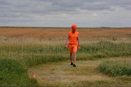 Mrsklipp's tweet photo. The assignment….Terry Fox run in your dorm colours ✅ #HeUnderstoodTheAssignment #BadgerOrange #BoardingSchoolLife #PrairieLiving #SchoolSpirit #ProudHound https://t.co/73wAMLcIT3