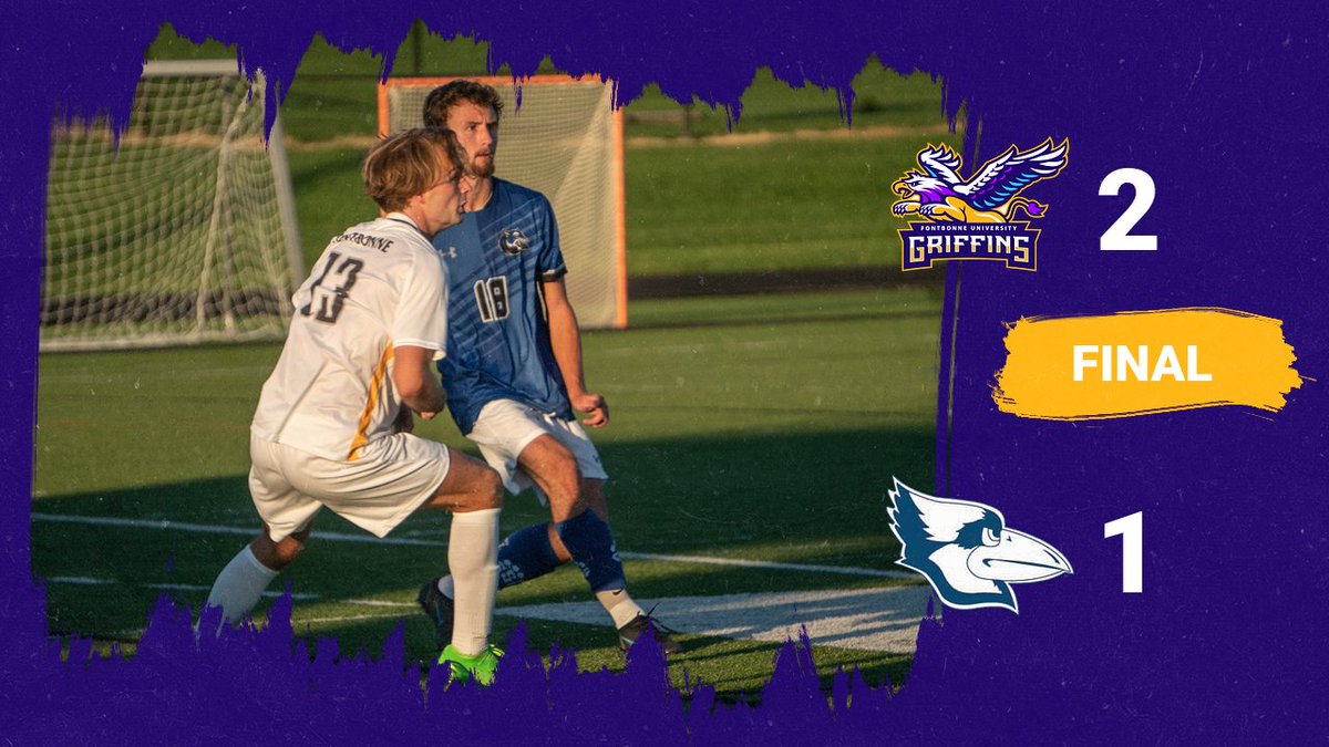 FBUGriffins's tweet photo. WINNER! @FbuMenssoccer gets a goal from Anthony Dalton in the 83rd minute to secure the win over Westminster! #FBUGriffins #SoarHigher @FontbonneU #SLIACtion 

⚽️Caleb Kollmeyer 42'
⚽️Anthony Dalton 83'
⚽️Dominic Haggard three saves https://t.co/AXOxEb1lKV