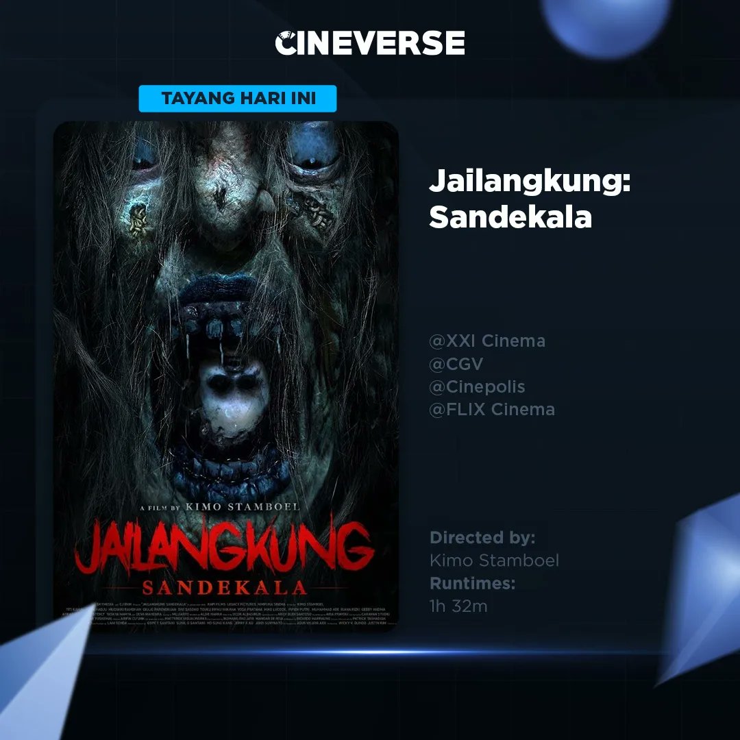 Sapawavefilms's tweet photo. Malem jumat seru kali ya nonton @filmjailangkung biar vibes horornya makin berasa😜👻

Eitss tenang!! Bagi yang penakut, ada @FilmGST yang pastinya bikin kita ngakak banget😆👌

@cinema21 @CGV_ID @cinepolisID @FLIXCinema_ID 

#JailangkungSandekala #GendutSiapaTakut https://t.co/6Bsh6fe4WD