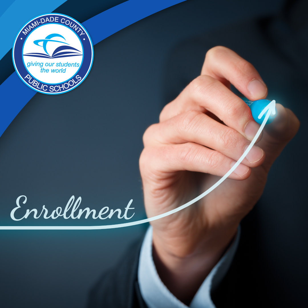 ENCOURAGING NEWS! For the first time in over 20 years, enrollment at M-DCPS schools has increased over prior year! A continous focus of our School Board &amp; the collective effort of multiple departments &amp; school leaders on student recruitment. Student enrollment on the rise!!