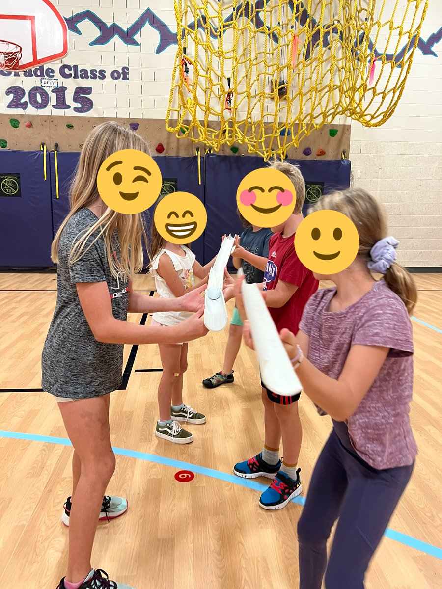 Some of my favorite team challenges are 1. Secret Maze 2. Hula Huts 3. Cup Carry 4. Pipeline Challenge. #elemPE #physed #pegeek #teambuilding