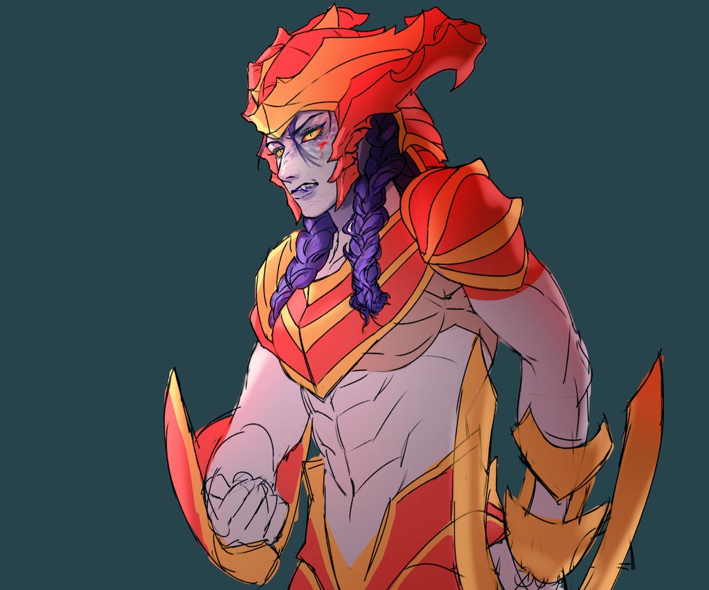 "You won this fight, Since the agreement was to first blood. but i will be getting you back, yeah?"

takes Shyvana a few seconds until she remembers why they faught.

"oh, right... Why did we fight again? What was the conditions for winning again?"