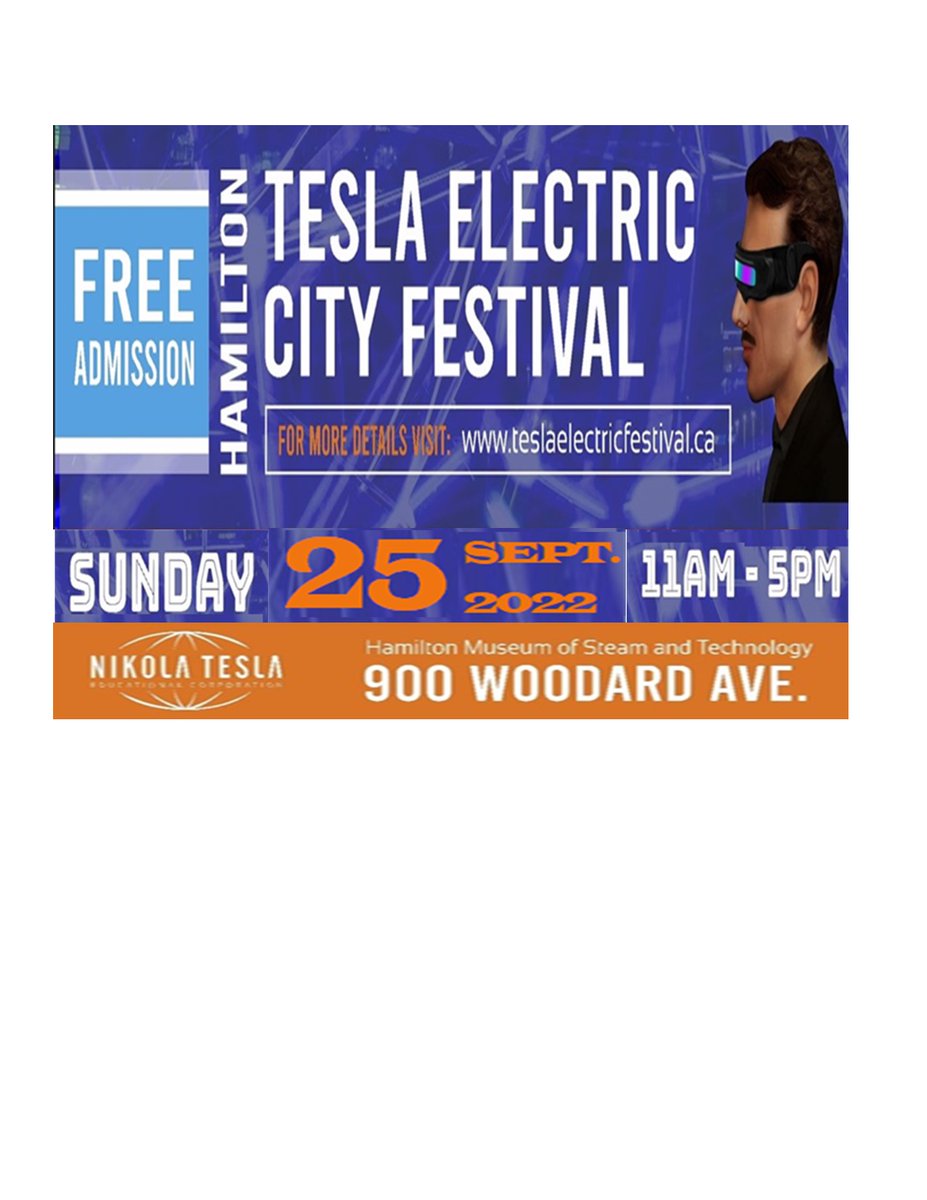 JOin as at the Festival.  Free activities for kid and see the Tesla Coil in Action.       tinyurl.com/CHCH-2022-Tesl…