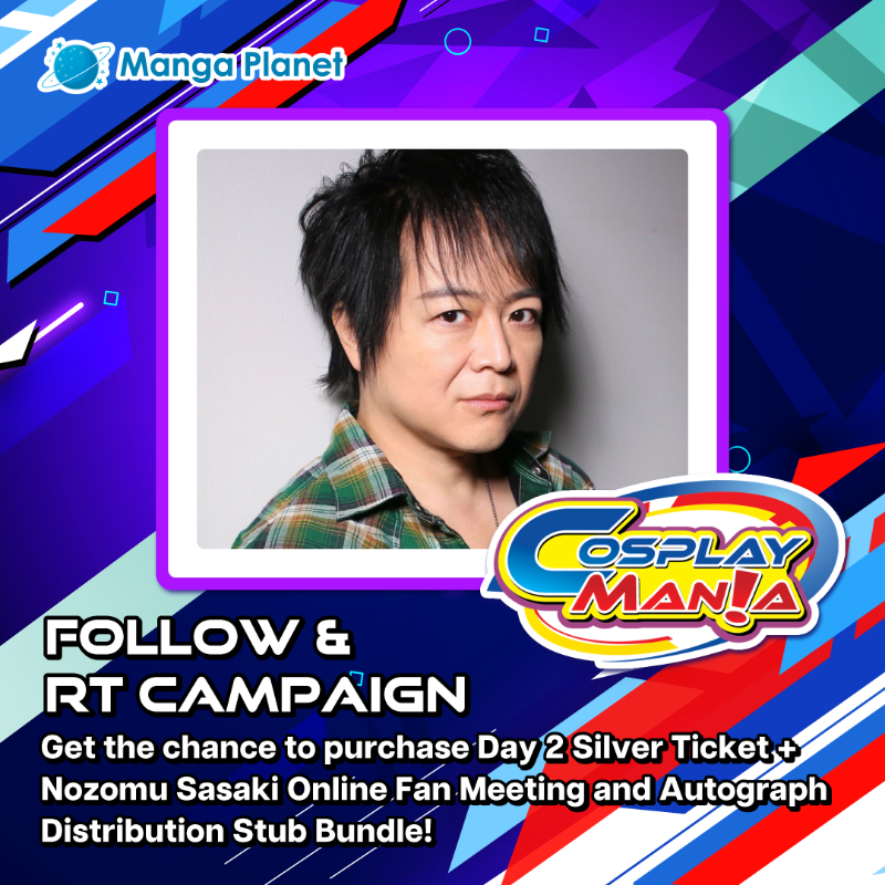 MangaPlanet's tweet photo. 🎊FOLLOW &amp; RT CAMPAIGN🎊

We are giving 20 lucky winners the chance to purchase Silver Ticket +  Fan Meeting and Autograph Distribution Stub Bundles!! To join:

1. Follow @MangaPlanet
2. Follow @CosplayManiaPH
3. RT this tweet
4. Send your entry here: https://t.co/L79uIUzTXl https://t.co/EbICrpECwe