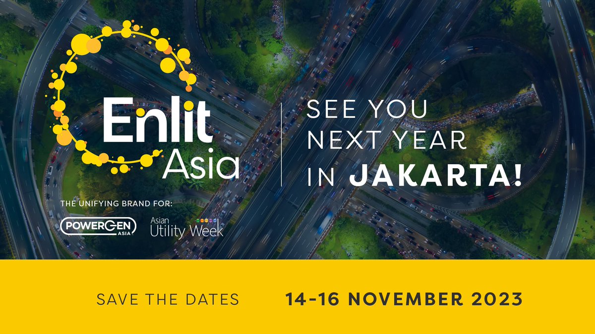 𝗦𝗲𝗲 𝘆𝗼𝘂 𝗻𝗲𝘅𝘁 𝘆𝗲𝗮𝗿 𝗶𝗻 𝗝𝗮𝗸𝗮𝗿𝘁𝗮! 

Watch this space as we will be bringing you more updates.

Enlit Asia - your inclusive guide to the energy transition.

#EnergyTransition #PowergenAsia #AsianUtilityWeek #EnlitAsia2022