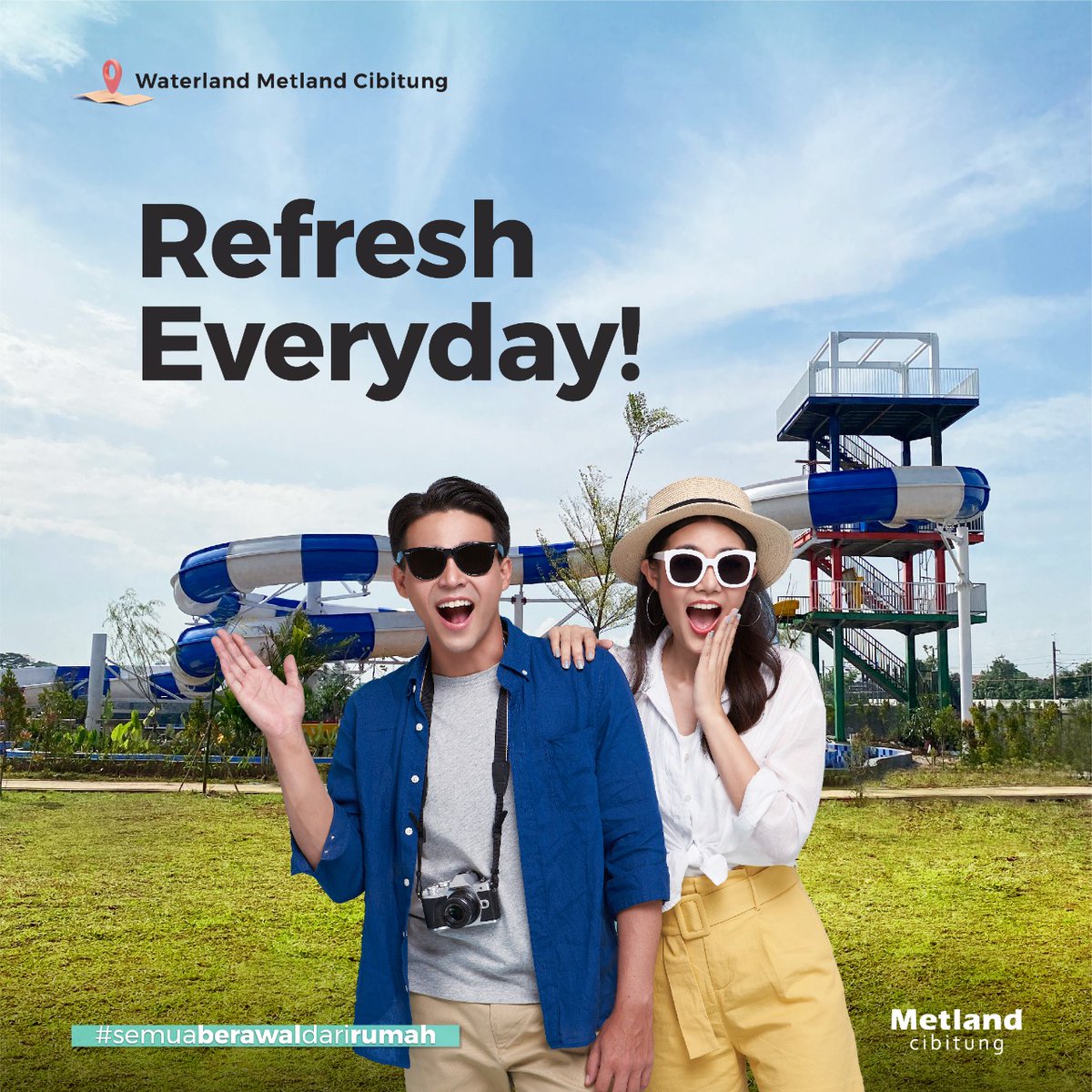 metlandcibi's tweet photo. Holiday nunggu weekend? ❌
Holiday everyday ✅

Gak perlu banyak effort untuk berlibur, kamu tinggal melangkahkan kaki dari rumah menuju @waterlandcibitung 🎊

🌴#SplashSwashSwim 

📍Metland Cibitung https://t.co/bWrwFHOizf