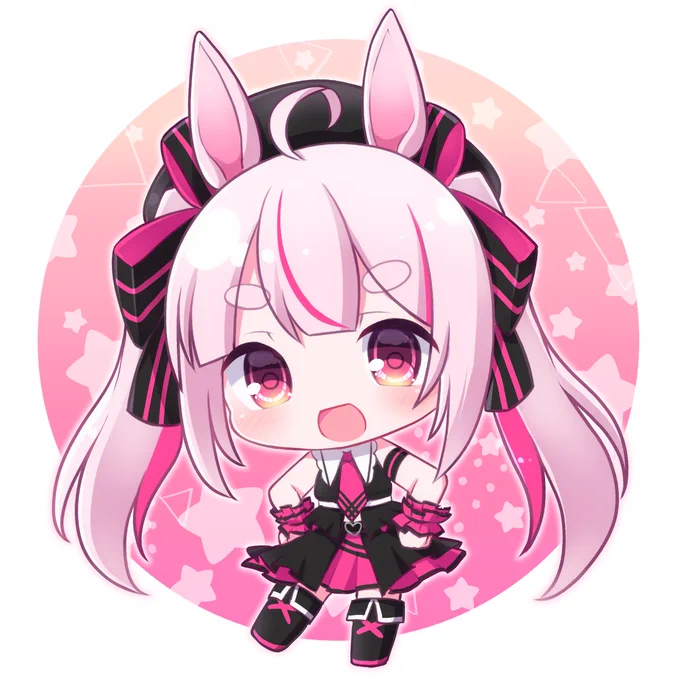2020年に描いた兎鞠ちゃんと2022年に描いた兎鞠ちゃんを比較したらデフォルメイラストのかわいさに磨きがかかった?!って実感しました 