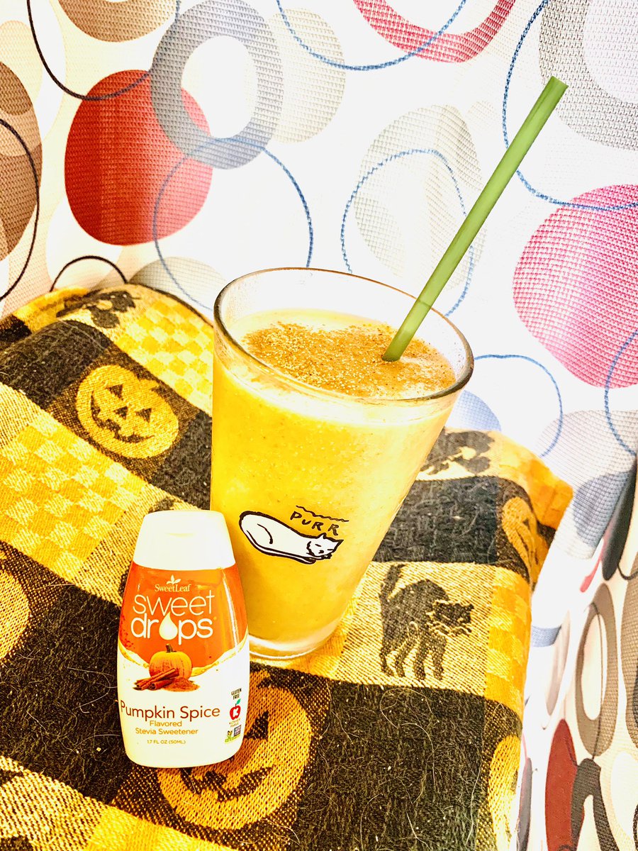 Pumpkin spice smoothie🍂🎃🍁 @RebeccaBochenek