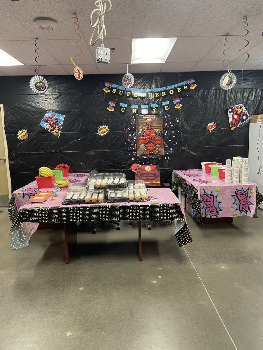CheriseLuci's tweet photo. Store 6966 ready for Success Sharing! @CintronLoi @korina_suffia @Gene_OASM6966 @KBHomeDepot @SteveWoodsHD #Marvel #dccomics https://t.co/FaG9gqeDN6