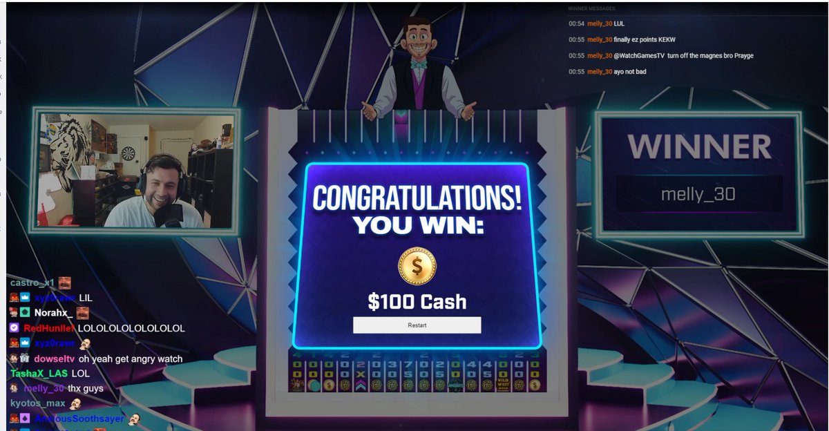 hey <a href="/WatchGamesTV/">WatchGamesTV</a>  finally i has won your pachinko drop <3