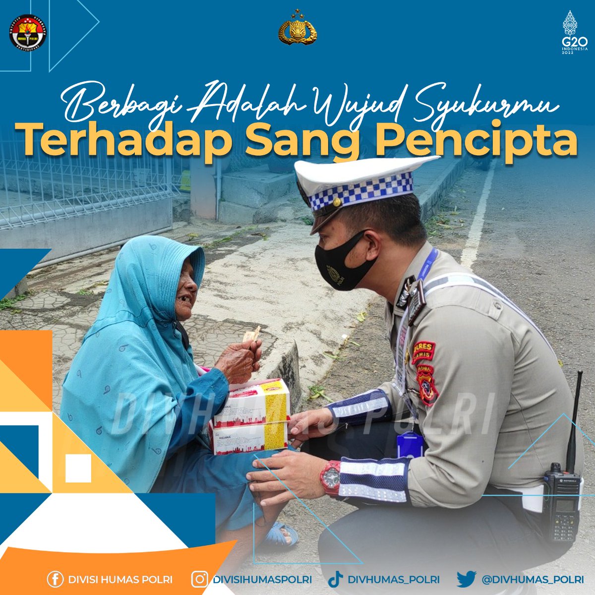 Terimakasih sudah peduli dgn masyarakat dgn cara berbagi
#BersamaHadirMelayani
Pelayanan Pengabdian
