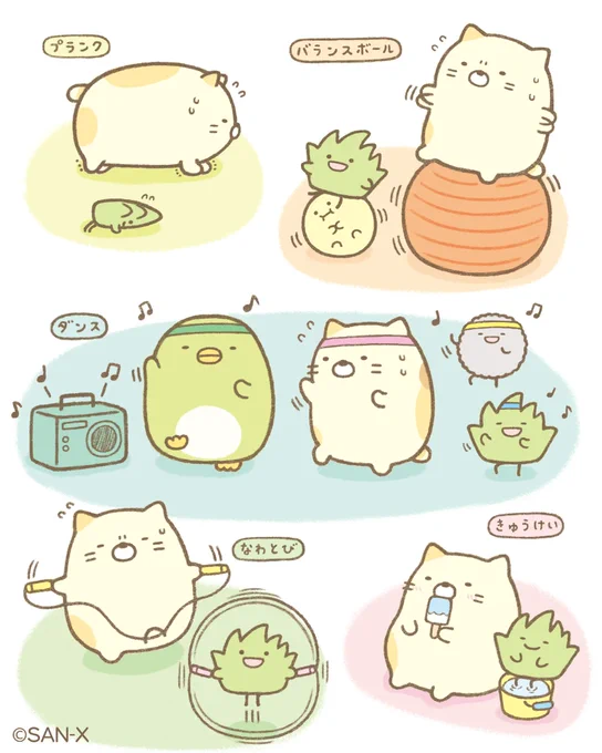 今日は #フィットネスの日
りそうのすがたを目指してがんばるねこ🐈 