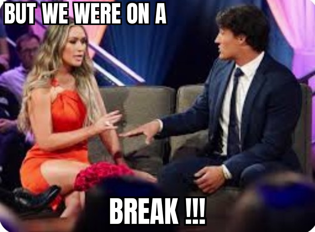 jenmag2's tweet photo. #bachelorettefinale #wewereonabreak https://t.co/lKiO1hXvUm
