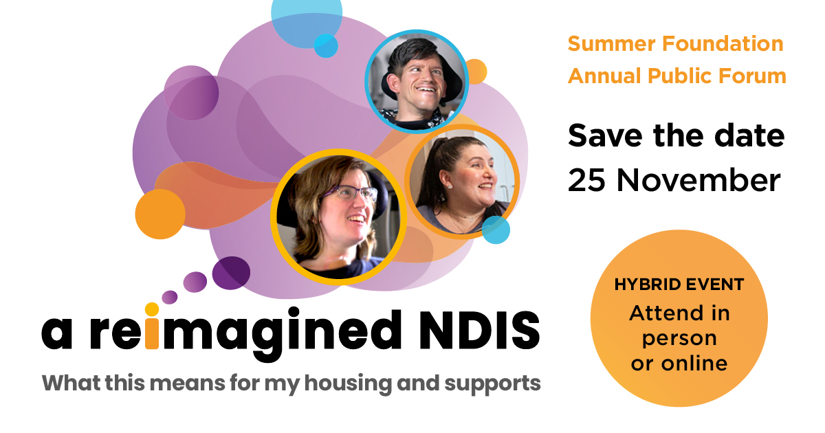 The right housing has potential to improve the lives of people with #disability, especially those living in, or at risk of entering aged care.

#APF2022 is an opportunity to discuss what we want the #NDIS to look like.

Join us in person or online 👉 pulse.ly/ylf7w0o4e3