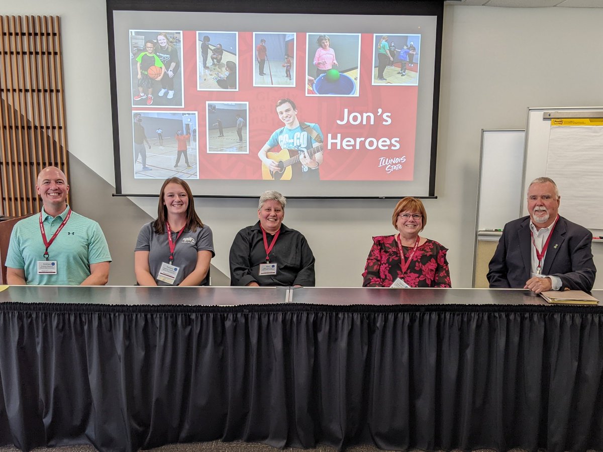 EberlinePhD's tweet photo. Thankful for the opportunity to moderate a panel discussing collaborative community and university partnerships for Jon's Heroes in Training at @EngageSchlrship! #ESCImpact
@ISUKinesandRec @ISUSciTech @redbirdimpact @isupeteclub https://t.co/UMy72uEhB5